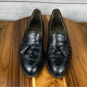 Alden 660 Tassel Moccasin Loafer Black Calfskin Leather Men’s Shoe Size 9